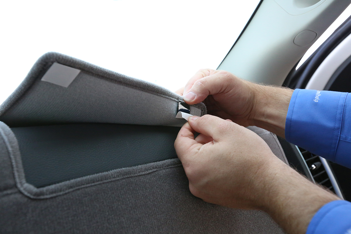 Step by step instructions on how to install a Coverking dash cover